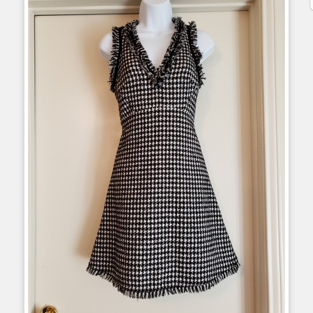 Kate Spade Howndstooth Tweed dress - Picture 3 of 5
